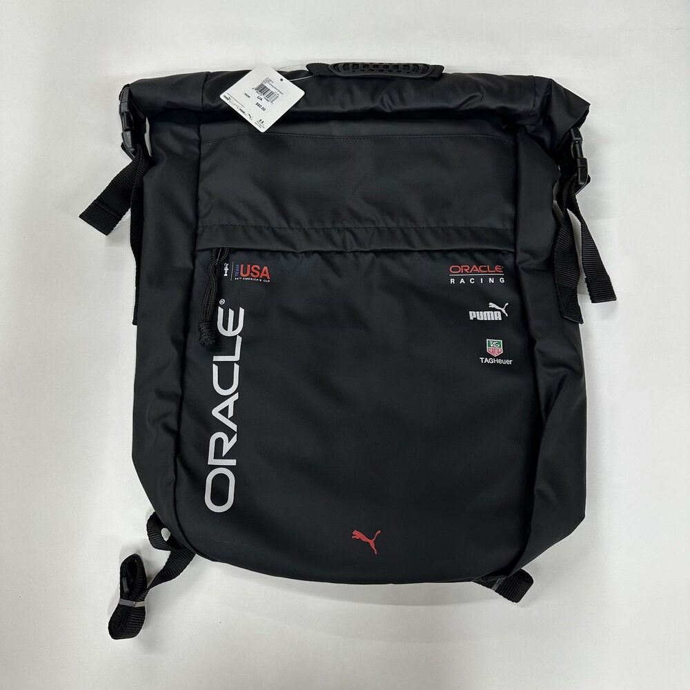 Puma Team USA Oracle Racing Backpack Sack Black Sailing 071203 01 Water Resist
